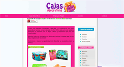 Desktop Screenshot of cajasdecorativascde.com